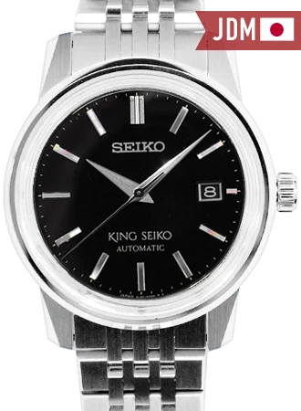 Men's Handmade Design Dress Watches-“King Seiko KSK” Mechanical Automatic Black Ref. SDKA007 Men's Handmade Design Dress Watches-“King Seiko KSK” Mechanical Automatic Black Ref. SDKA007