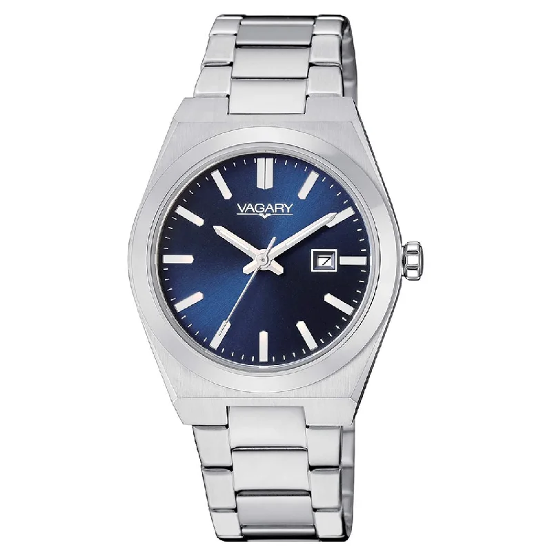 Women's Birthday Style Mechanical Watches-Orologio Vagary da donna IU3-118-71 quadrante blu