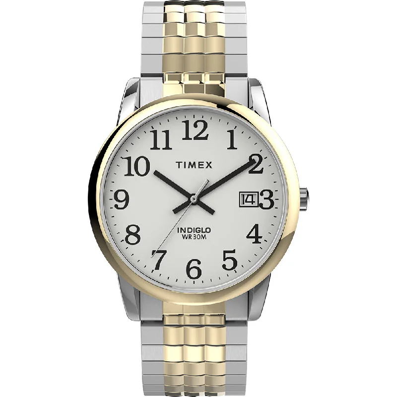 Men's Classic Watch British Made Edition-Timex Easy Reader Classic Men's White Watch TW2V05600