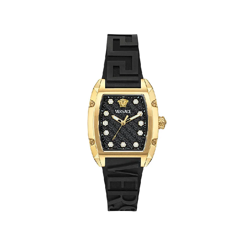 Men's Swiss Winter Edition-Versace Versace Dominus Ladies Black Watch VE8K00624
