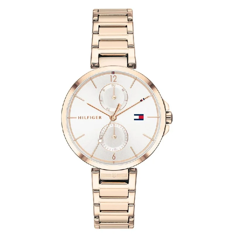 Men's Monogrammed Dress Watches-Tommy Hilfiger 1782124 Ladies Angela Champagne Watch