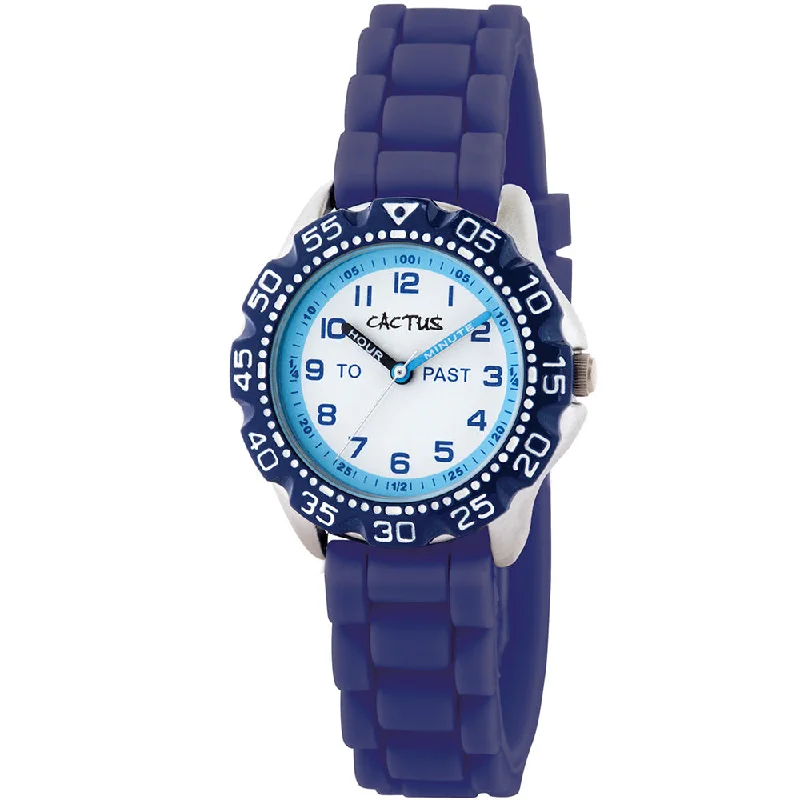 Men's Wedding Design Digital Watches-Cactus CAC148M03 Time Teacher Kids Watch