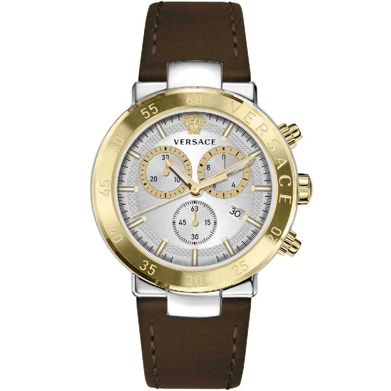 Men's Swiss Watch Party Wear Edition-Versace Urban Mystique Men's Chronograph White Watch VEPY00220