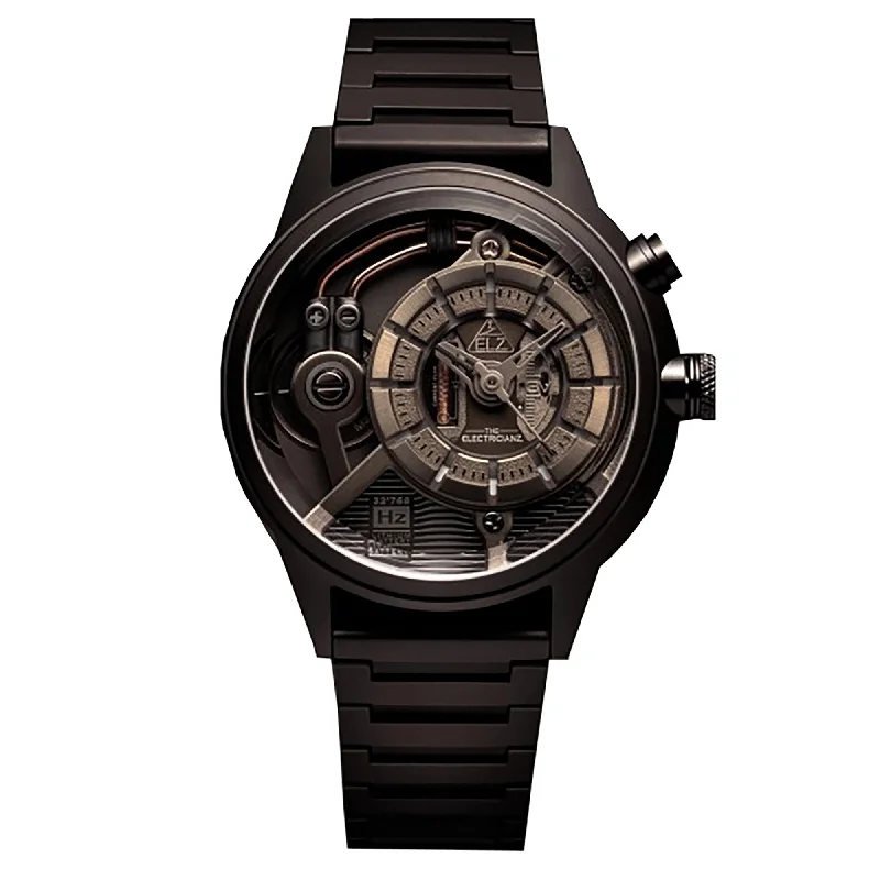 Men's Field Watches Business Meeting Edition-Electricianz Men's Brown Z Metal Watch ZZ-A4C/01 Men's Field Watches Business Meeting Edition-Electricianz Men's Brown Z Metal Watch ZZ-A4C/01