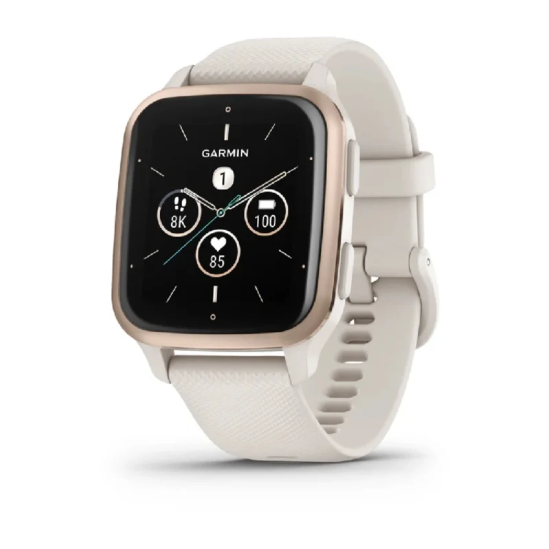 Women's Analog Style Mechanical Watches-Orologio Garmin Venu Sq2 Music Peach Gold 010-02700-11 Women's Analog Style Mechanical Watches-Orologio Garmin Venu Sq2 Music Peach Gold 010-02700-11