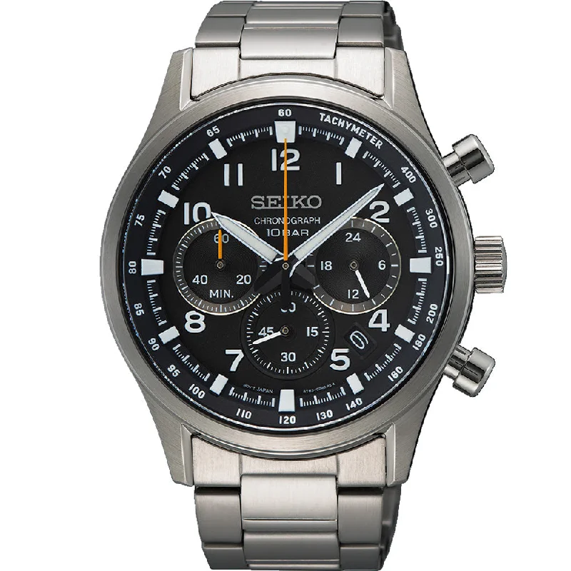 Men's Anniversary Design Sports Watches-Seiko SSB447P Chronograph Sports