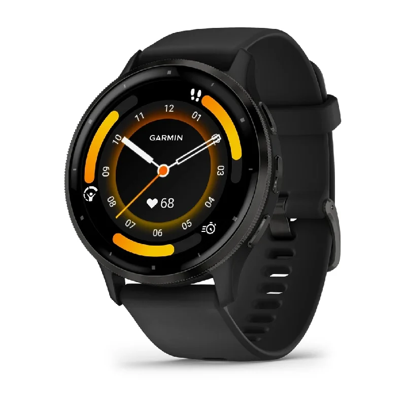 Men's Personalized Style Men's Sports Watches-Orologio Garmin Venu 3 black e slate 010-02784-01 Men's Personalized Style Men's Sports Watches-Orologio Garmin Venu 3 black e slate 010-02784-01