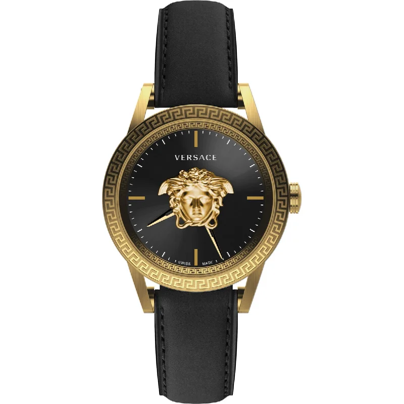 Men's Swiss Summer Edition-Versace Palazzo Men's Black Watch VERD01320