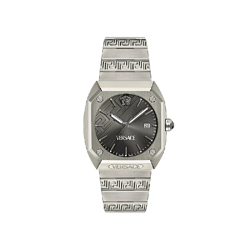 Men's Swiss Kinetic Edition-Versace Antares Men's Grey Watch VE8F00524