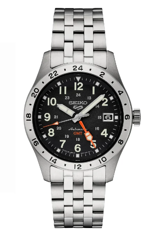 Men's Birthday Dress Watches-Seiko 5 Sport SKX Field GMT SSK023