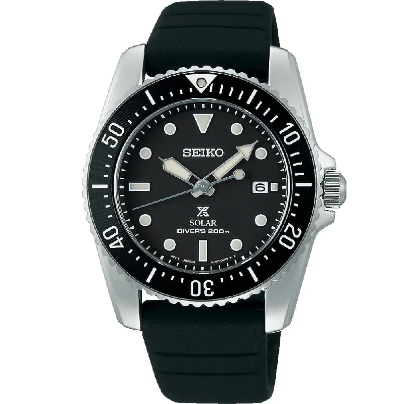 Men's Date Night Style Digital Watches-Seiko Prospex SNE573P Solar Divers Watch