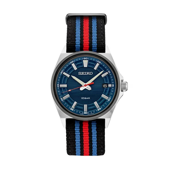 Men's Kinetic Style Men's Watches-Seiko Classic Blue Men's Watch SUR509P
