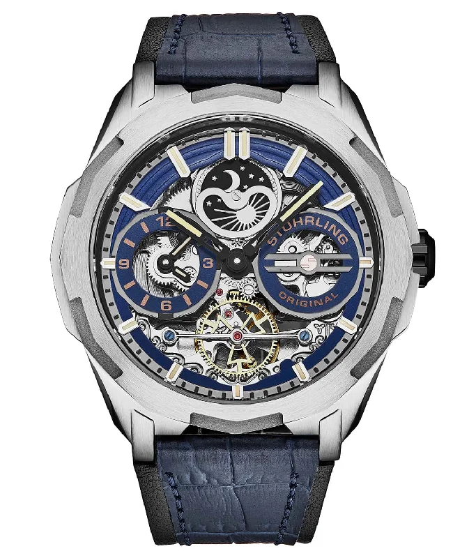 Blue Dial/ Blue Strap/ Silver Bezel