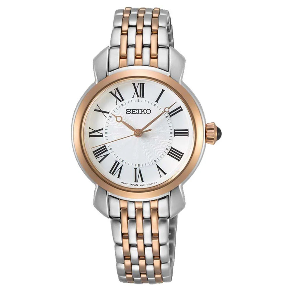 Men's Classic Watch Factory-Seiko Classic Ladies Two-Tone Watch SUR628P