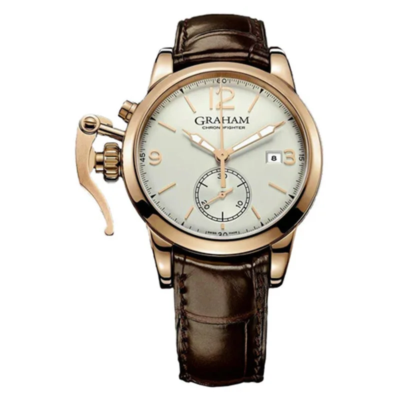 Men's Swiss Watch Hand-Wound Edition-Graham Beige Chronofighter 1695 Gold Watch 2CXAP.S03A.C138P