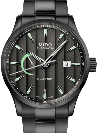 Men's Square Case Style Dress Watches-Multifort Power Reserve PVD Green Ref. M038.424.33.061.00 Men's Square Case Style Dress Watches-Multifort Power Reserve PVD Green Ref. M038.424.33.061.00