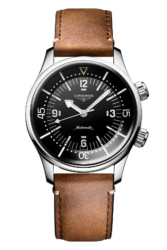 Men's Spring Dress Watches-Longines Legend Diver 39mm L3.764.4.50.0