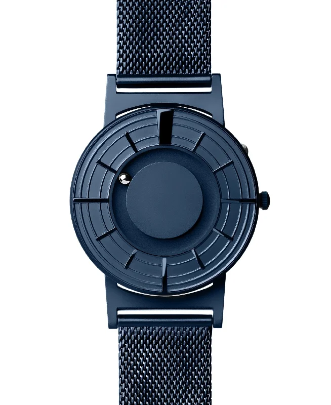 Men's Swiss Mechanical Movement Edition-Eone Bradley Edge 40mm Blue Mesh