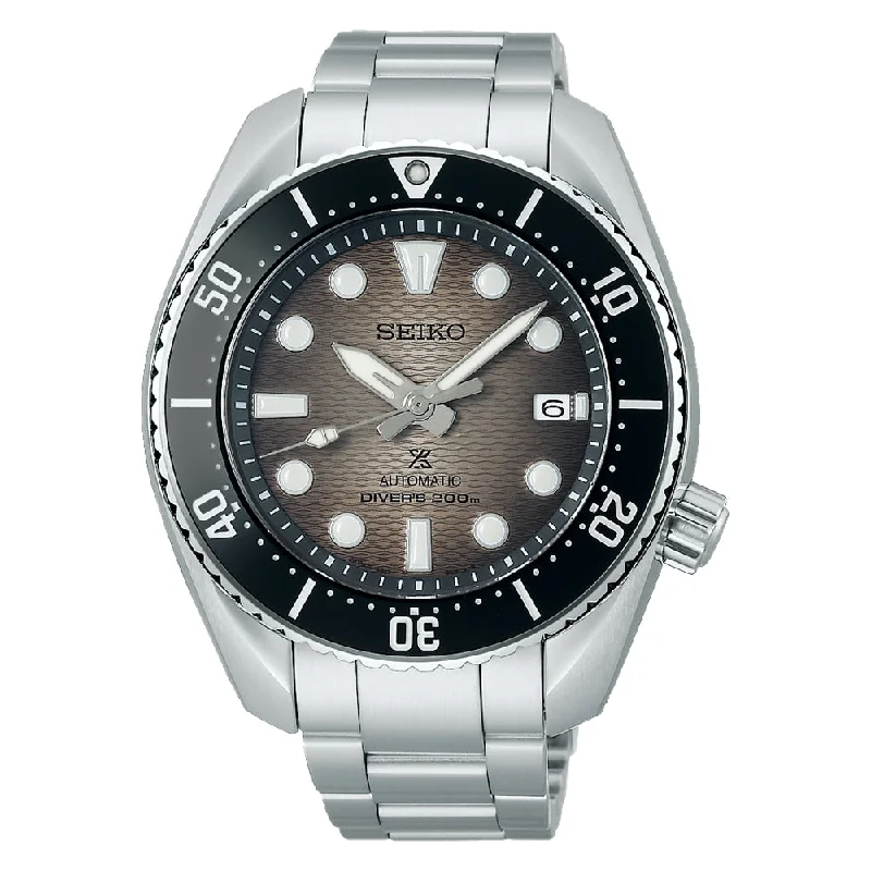 Men's Eco-Drive Design Sports Watches-Orologio Seiko Prospex SPB323J1 Sumo grigio degradè
