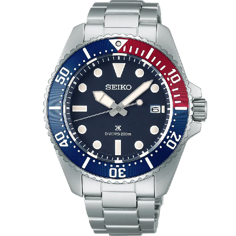 Men's Solar Powered Watch Party Wear Edition-Seiko Prospex Sea SNE595P Solar Diver's Men's Solar Powered Watch Party Wear Edition-Seiko Prospex Sea SNE595P Solar Diver's