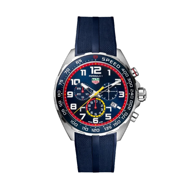 Men's Swiss Special Edition-Tag Heuer Formula 1 Men's Red Bull Racing Special Edition Blue Chronograph Watch