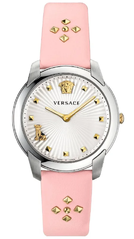 Men's Mechanical Swiss Watches-Versace Ladies Watch Audrey Pink VELR00119