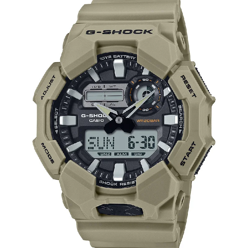 Mens Engagement Style Smart Watches-G-Shock GA010-5A Rugged Combi