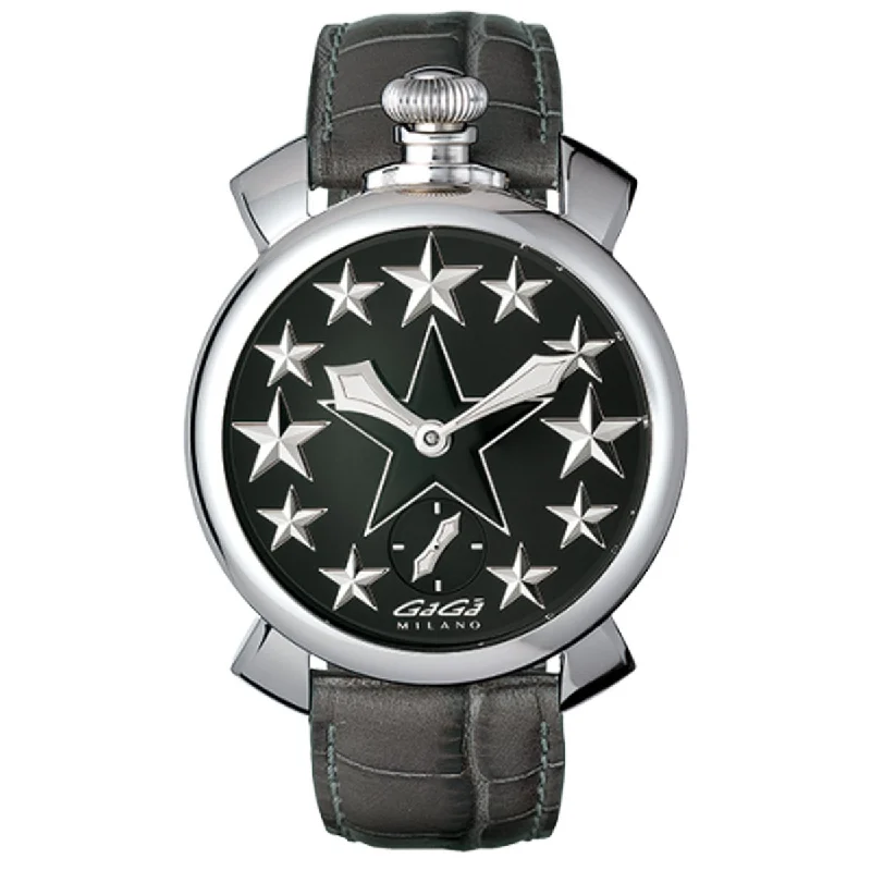 Men's Swiss Seasonal Edition-GaGà Milano Watch Manuale 48MM Stars Grey 5010.ST01