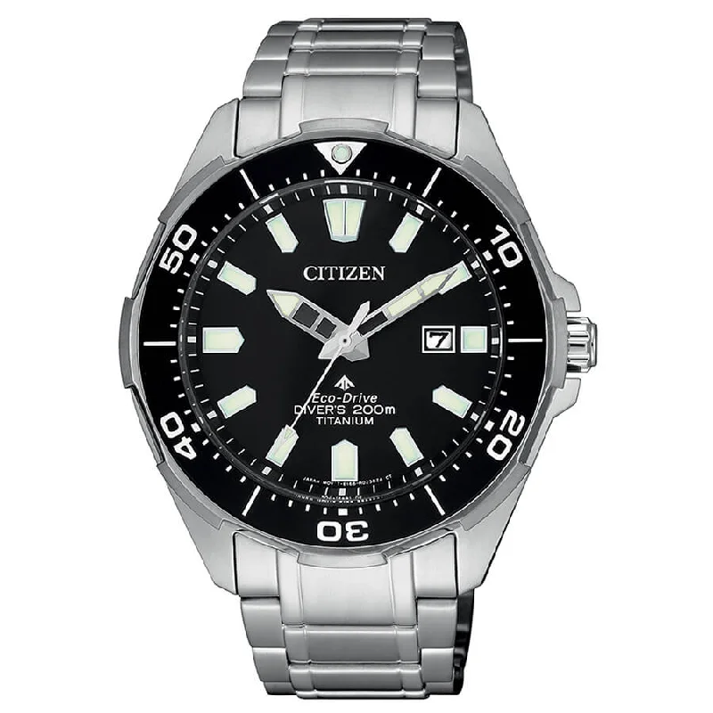 Men's Round Case Style Sports Watches-Orologio Citizen BN0200-81E Promaster Super Titanium nero Men's Round Case Style Sports Watches-Orologio Citizen BN0200-81E Promaster Super Titanium nero