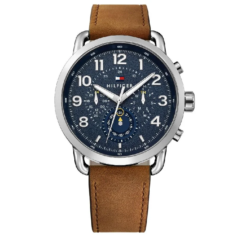 Men's Italian Made Style Dress Watches-Tommy Hilfiger 1791424 Men's Briggs Brown Watch