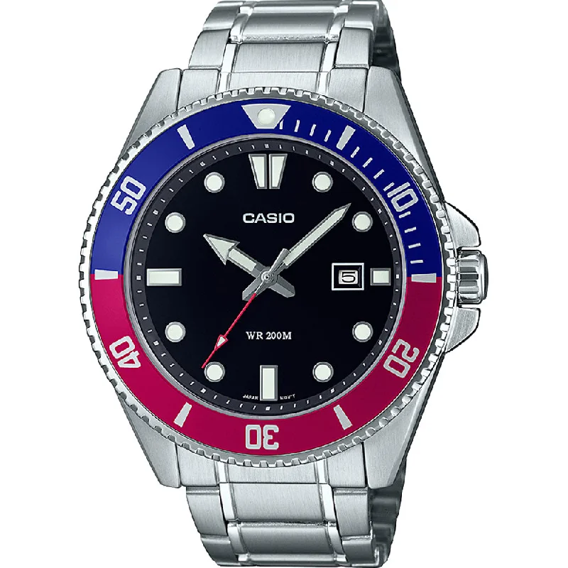 Men's Dive Watches for Diving Professionals -Casio MDV107D-1A3 Diver