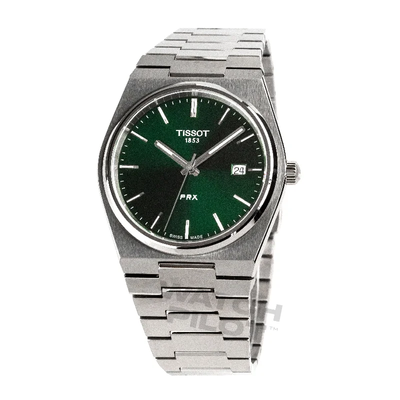 Men's Swiss Digital Edition-Tissot Prx Men's Green Watch T1374101109100