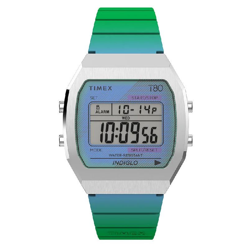 Men's Monogrammed Style Digital Watches-Timex Timex Lab Timex 80 Unisex Digital Watch TW2V74500