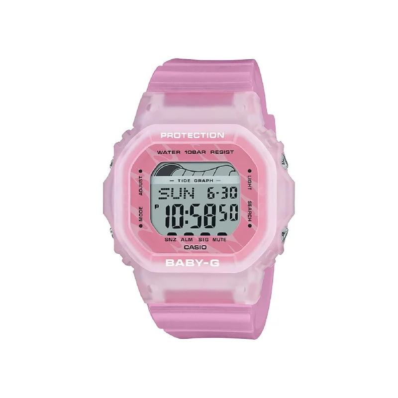 Women's Fashionable Design Mechanical Watches-Orologio Casio Baby-G BLX-565S-4ER rosa skeleton