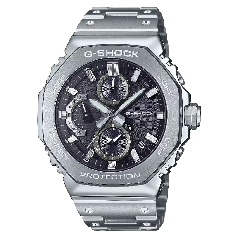 Men's Fashionable Design Sports Watches-Orologio G-Shock GMC-B2100D-1AER crono acciaio quadrante nero