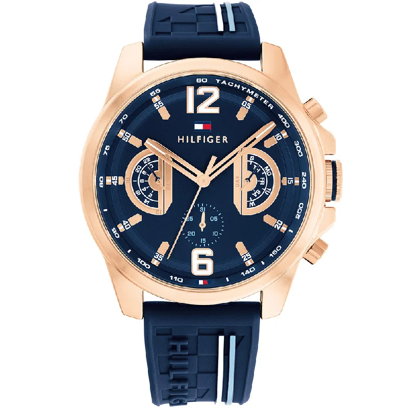 Men's Minimalist Style Men's Sports Watches-Tommy Hilfiger Tucker 1710637 Multi-Function