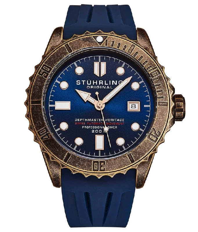 Blue Dial / Coppertone Case / Blue Copper plated steel Buckle