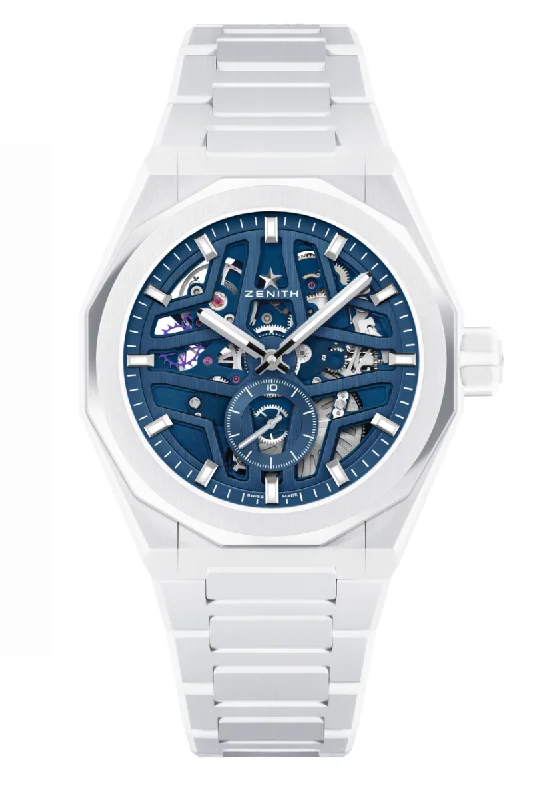 Men's White Dial Dress Watches-Zenith Defy Skyline Skeleton Ceramic 49.9301.3620/79.I001