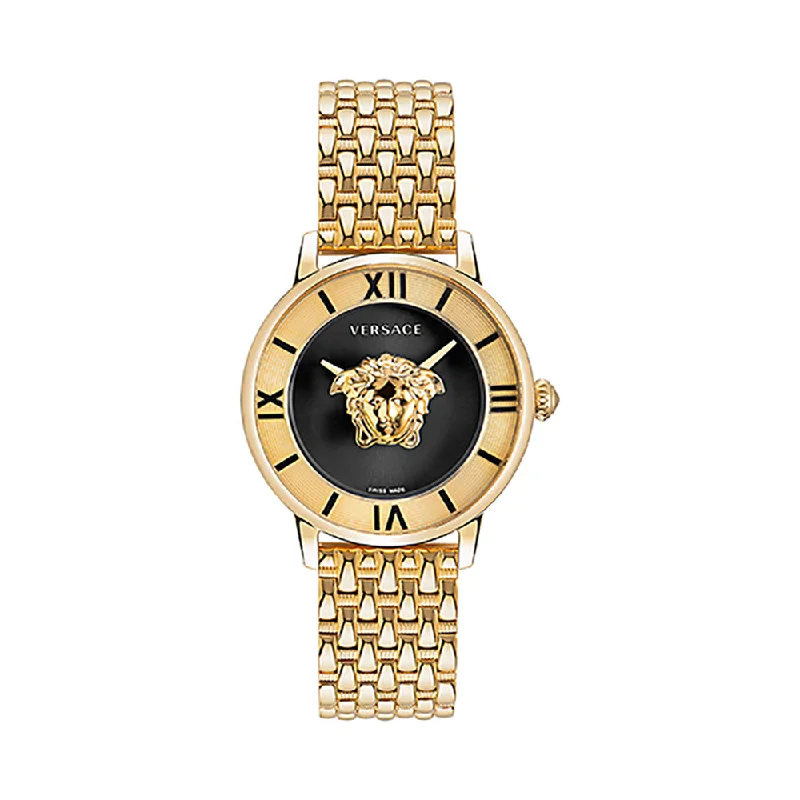 Men's Swiss Casual Wear Edition-Versace La Medusa Ladies Gold Watch VE2R00322