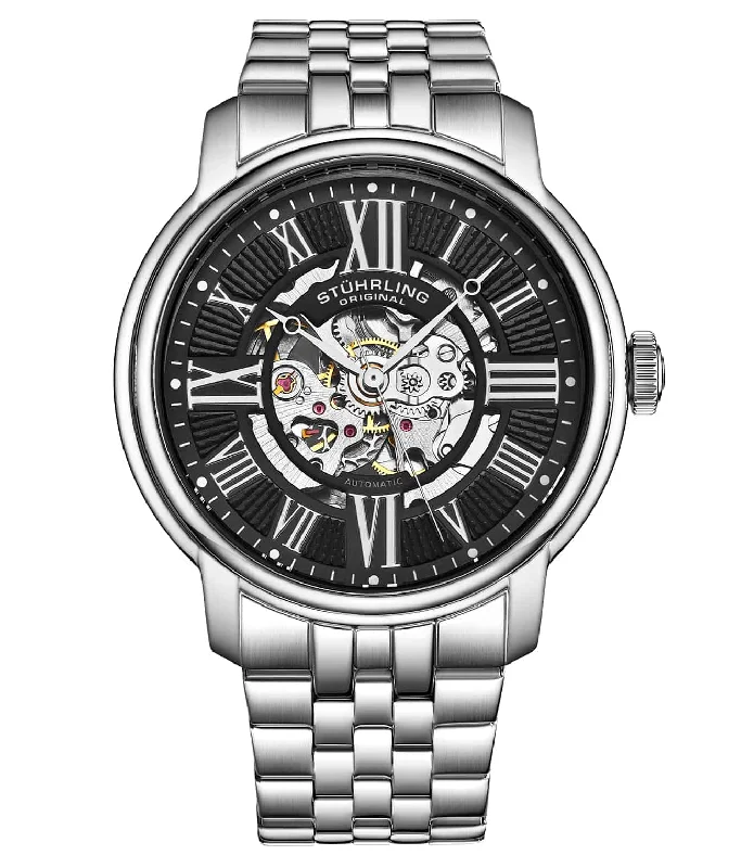 Black Dial/Silver Case/Silver Bracelet