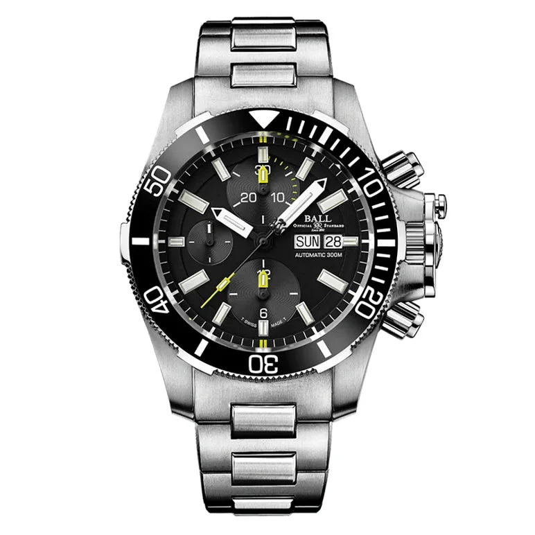 Men's Swiss Handmade Edition-Ball Men's Watch Submarine Warfare Ceramic Chronograph Black DC2236A-SJ-BK Men's Swiss Handmade Edition-Ball Men's Watch Submarine Warfare Ceramic Chronograph Black DC2236A-SJ-BK