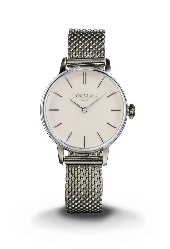 Women's Kinetic Style Mechanical Watches-Locman 1960 donna cipria maglia milano 0253A10A-00CINKB0 Women's Kinetic Style Mechanical Watches-Locman 1960 donna cipria maglia milano 0253A10A-00CINKB0