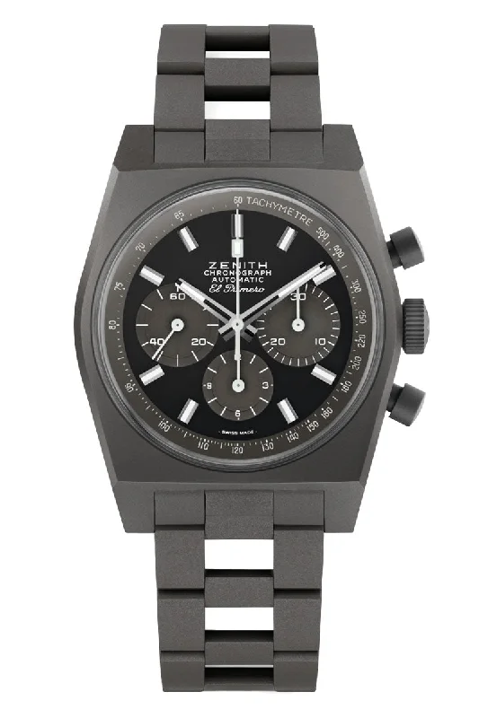 Men's Large Size Style Dress Watches-Zenith Chronomaster El Primero 'Shadow' Revival 97.T384.4061/21.M384 Men's Large Size Style Dress Watches-Zenith Chronomaster El Primero 'Shadow' Revival 97.T384.4061/21.M384