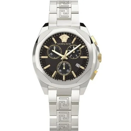 Men's Swiss Gift Edition-Versace Ladies Watch Chrono 40mm Black Bracelet VE3CA0423