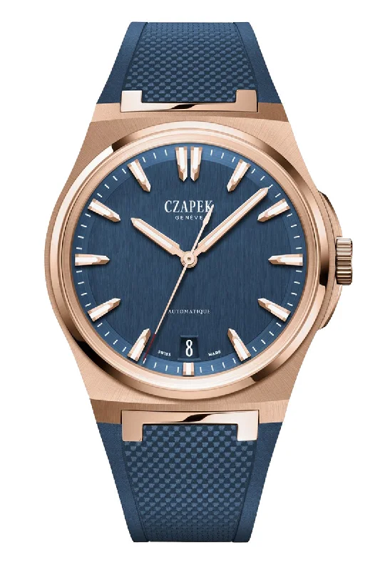 Men's Engagement Style Dress Watches-Czapek Antarctique Mount Erebus Deep Blue
