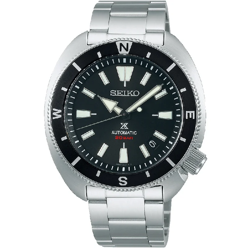 Men's Oval Case Style Digital Watches-Seiko Prospex SRPH17J 'Land Tortoise' Automatic