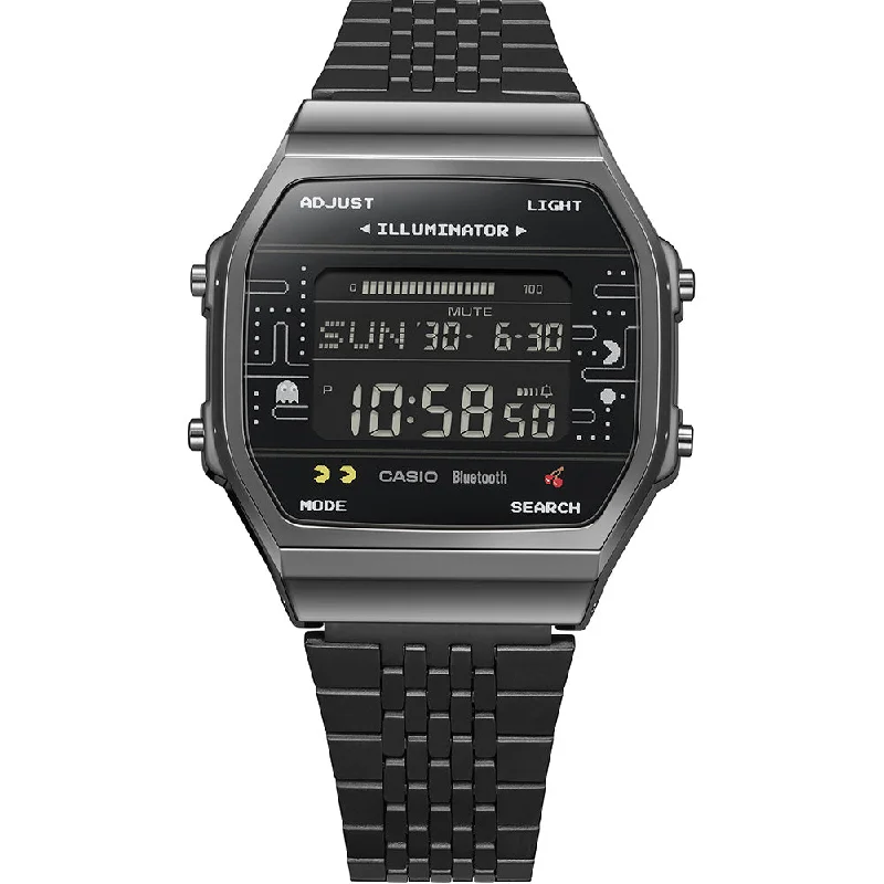 Men's Local Brand Design Digital Watches-Casio ABL100WEPC-1B Pac-Man Collaboration