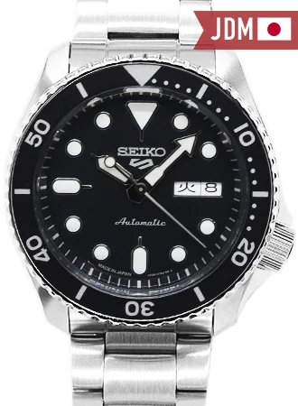 Men's Stylish Style Men's Sports Watches-Seiko 5 Sports “Sports Style” Black Ref. SBSA005 Men's Stylish Style Men's Sports Watches-Seiko 5 Sports “Sports Style” Black Ref. SBSA005