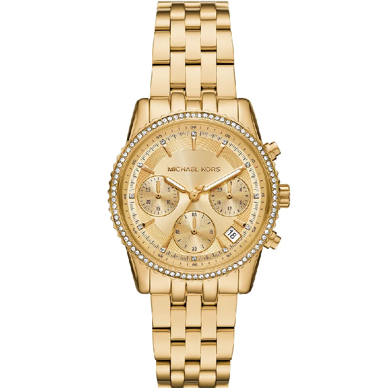 Women's Analog Dress Watches-Michael Kors Mini Ritz MK7530 Multi-Function