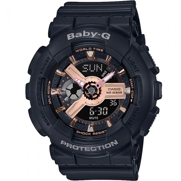 Mens French Made Style Smart Watches-Baby-G BA110RG-1AR